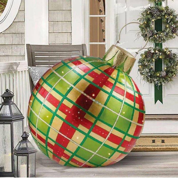 Autres décorations de Noël, boules de Noël 60 cm, boules de Noël gonflables, boules de Noël d'extérieur en PVC, boules de Noël personnalisées - Image 3