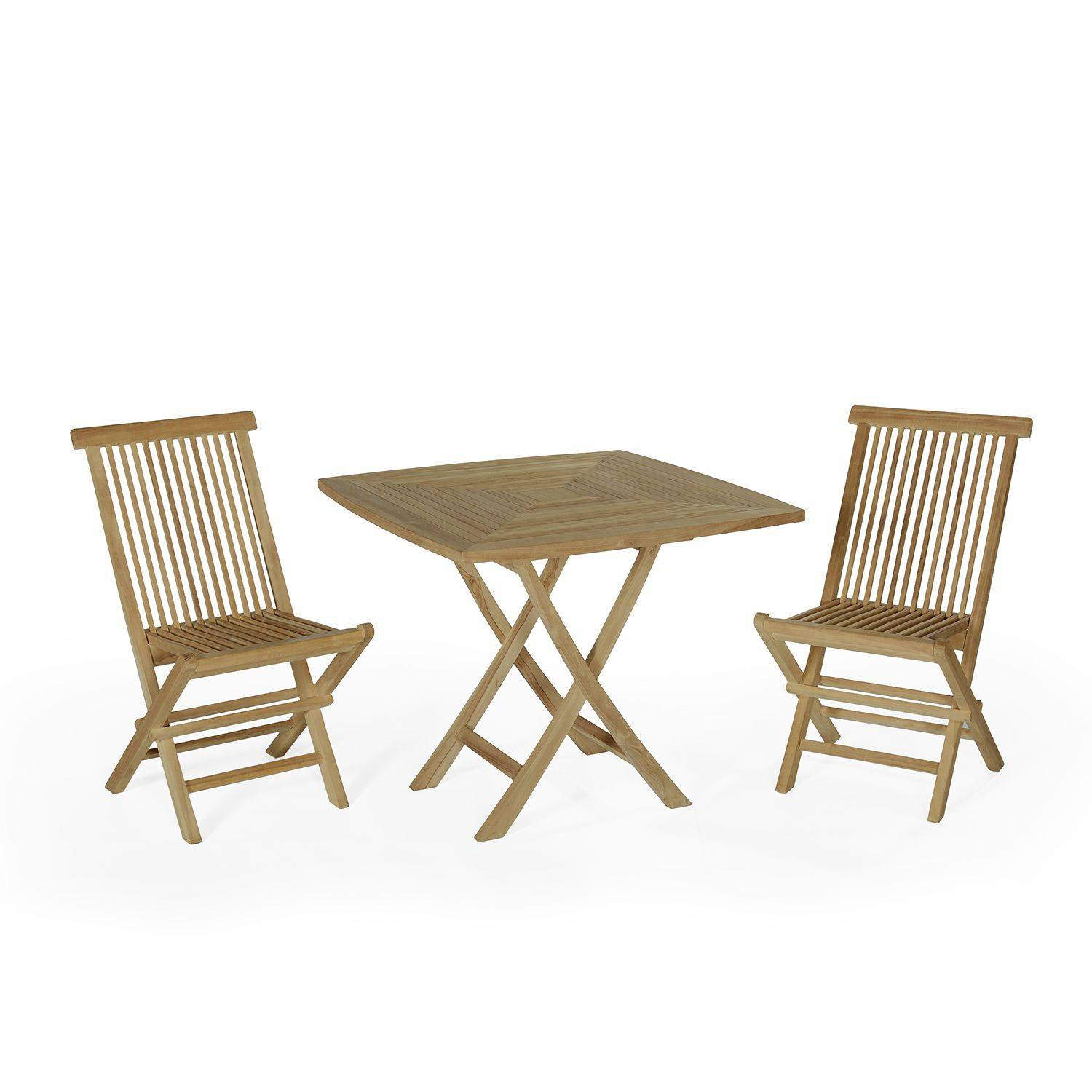 Teck'Attitude - Salon de jardin en teck massif Malo, 2 places - TECK'Attitude - Image 1