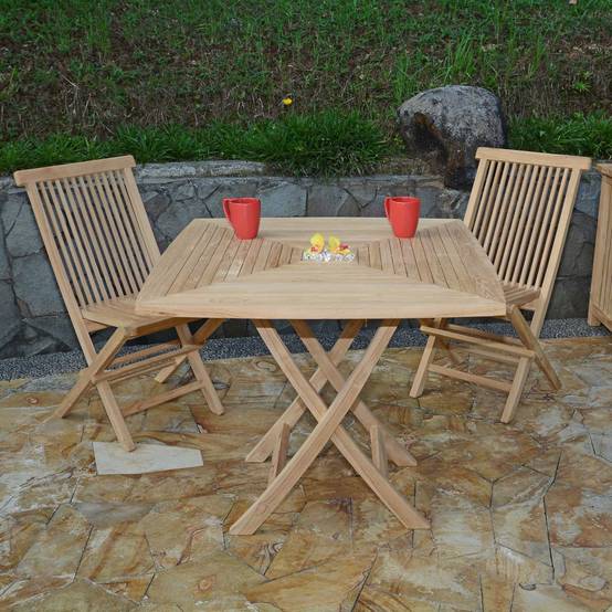 Teck'Attitude - Salon de jardin en teck massif Malo, 2 places - TECK'Attitude - Image 2