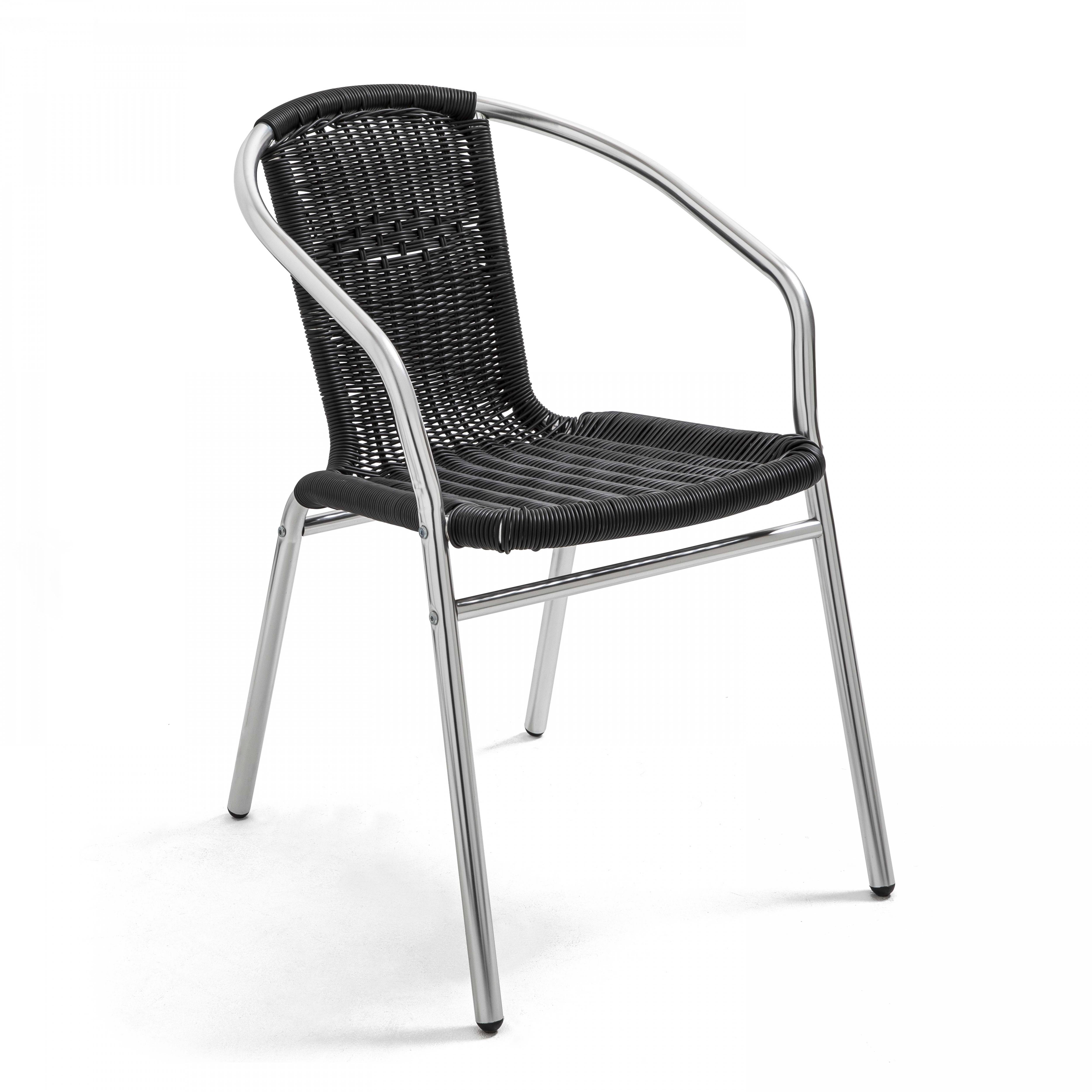 Oviala - Table de jardin carrée et 2 fauteuils en aluminium Nothing Hill - Oviala - Image 4