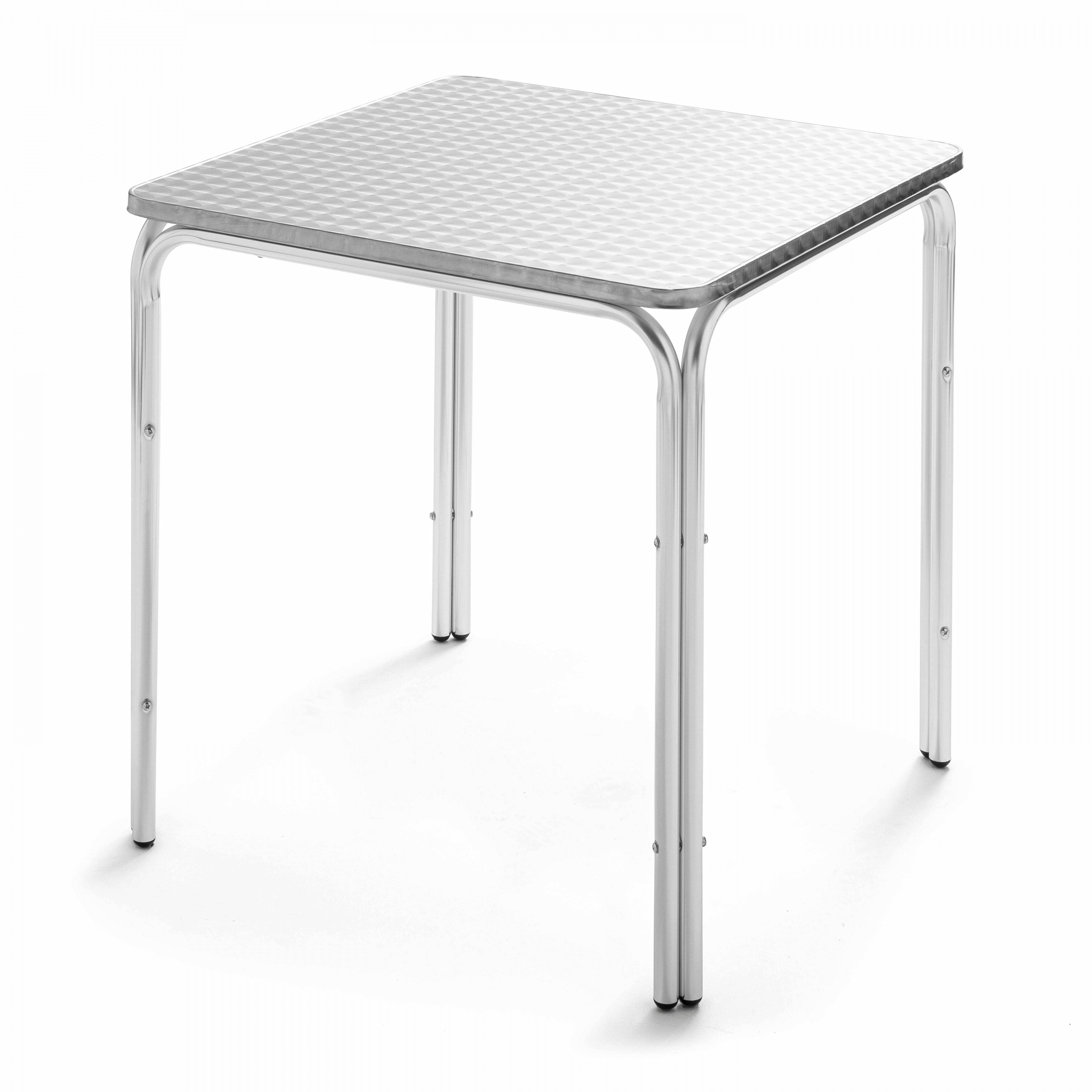 Oviala - Table de jardin carrée et 2 fauteuils en aluminium Nothing Hill - Oviala - Image 2
