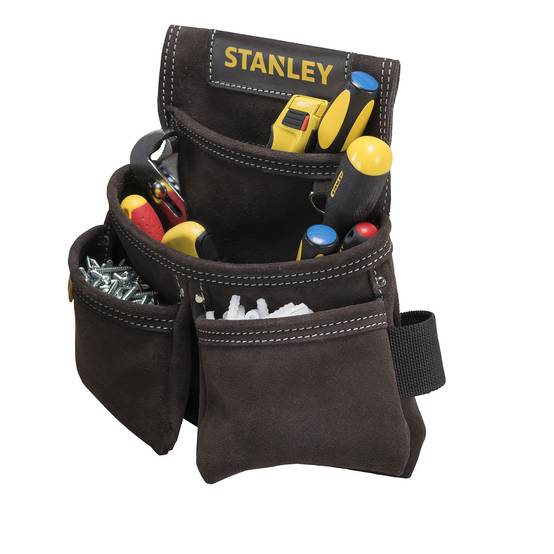 stanley - STANLEY Porte-outils en cuir qualité supérieure 4 Poches - Image 2