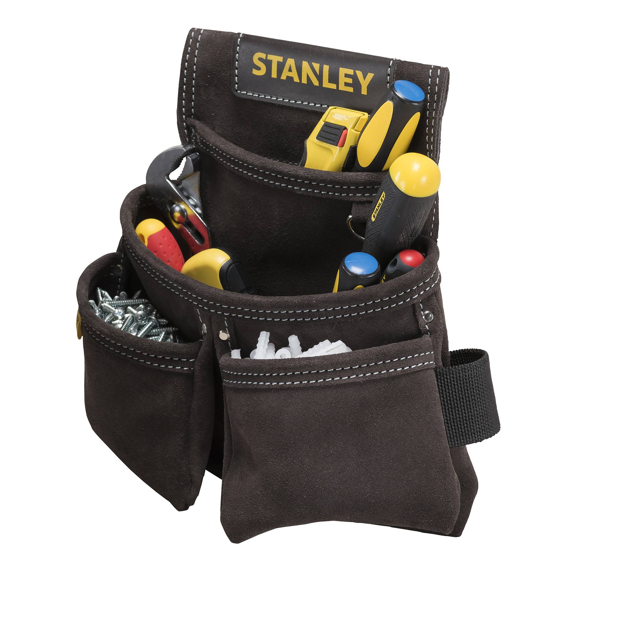 stanley - STANLEY Porte-outils en cuir qualité supérieure 4 Poches - Image 2