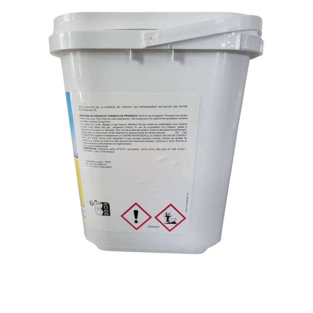 Chlore lent 5kg en galet de 500g - Image 2