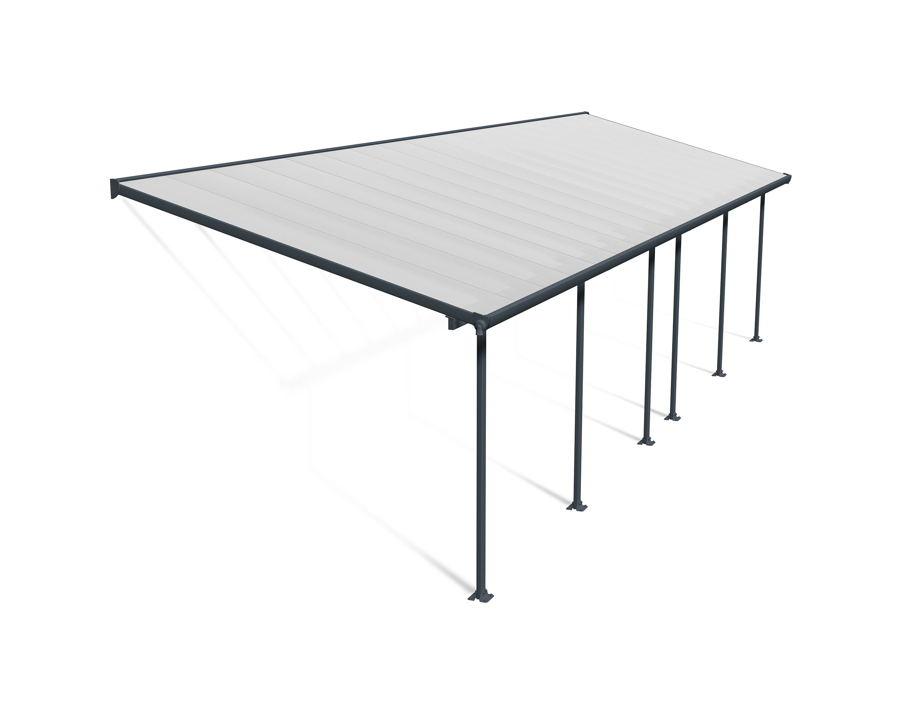 Canopia - Canopia Pergola Feria 3X9,7 Grise - Image 1