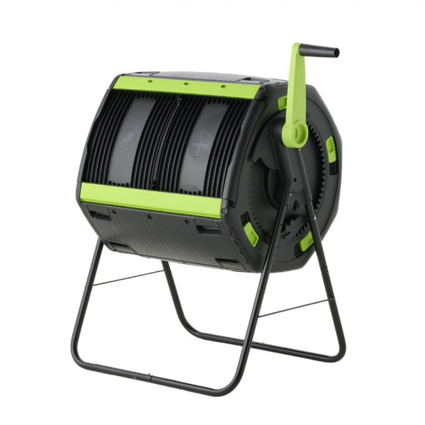 Composteur Rotatif à Double Cellules 180 litres + Chariot - Image 3