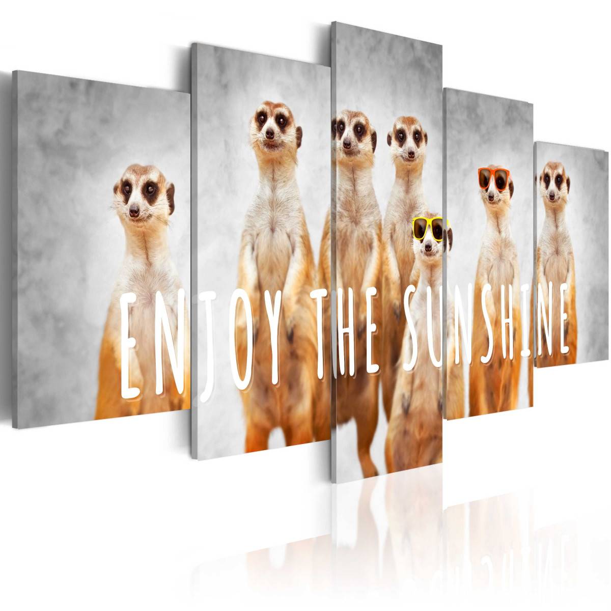 Tableau Imprimé "Enjoy the Sunshine" 50 x 100 cm - Image 1