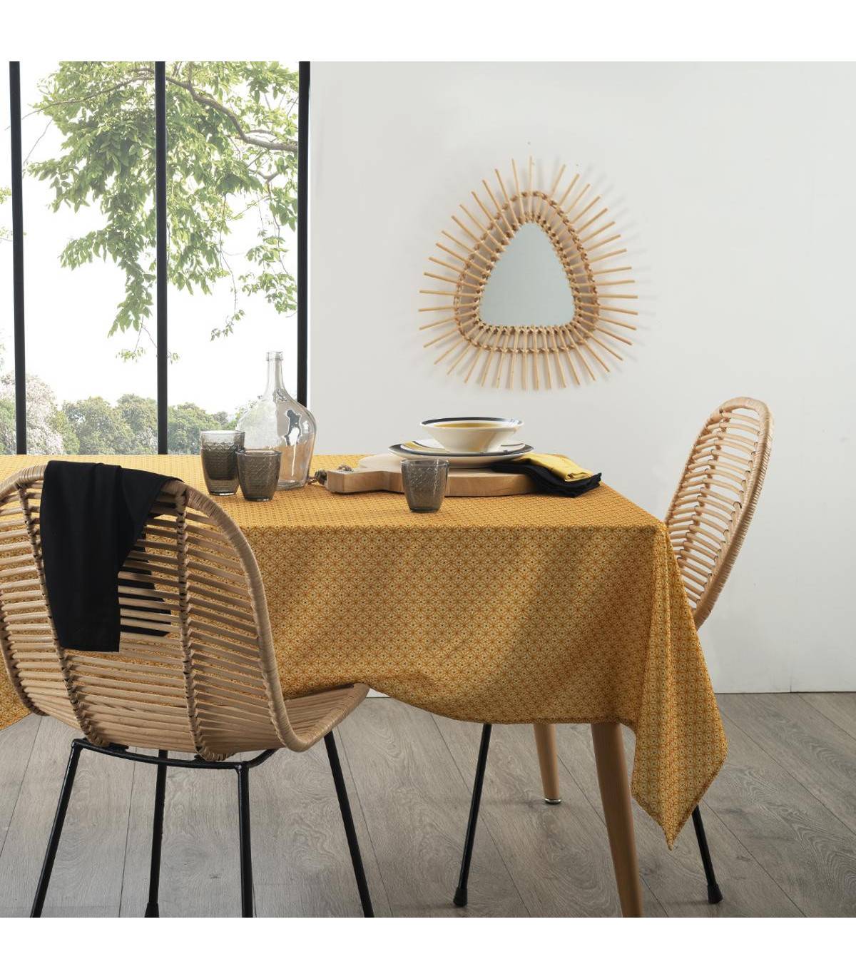 Nappe anti-tache tissu imprimé Paty 140 x 240 cm - Image 3