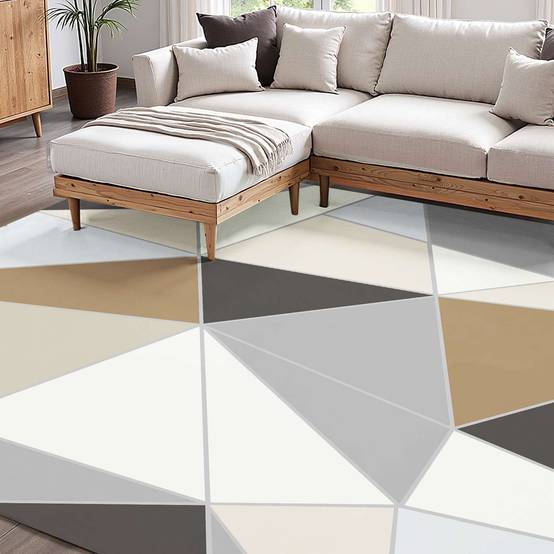 VEVOR Tapis salon 1.5x2.1m, lavable, antidérapant, gris anthracite. - Image 8