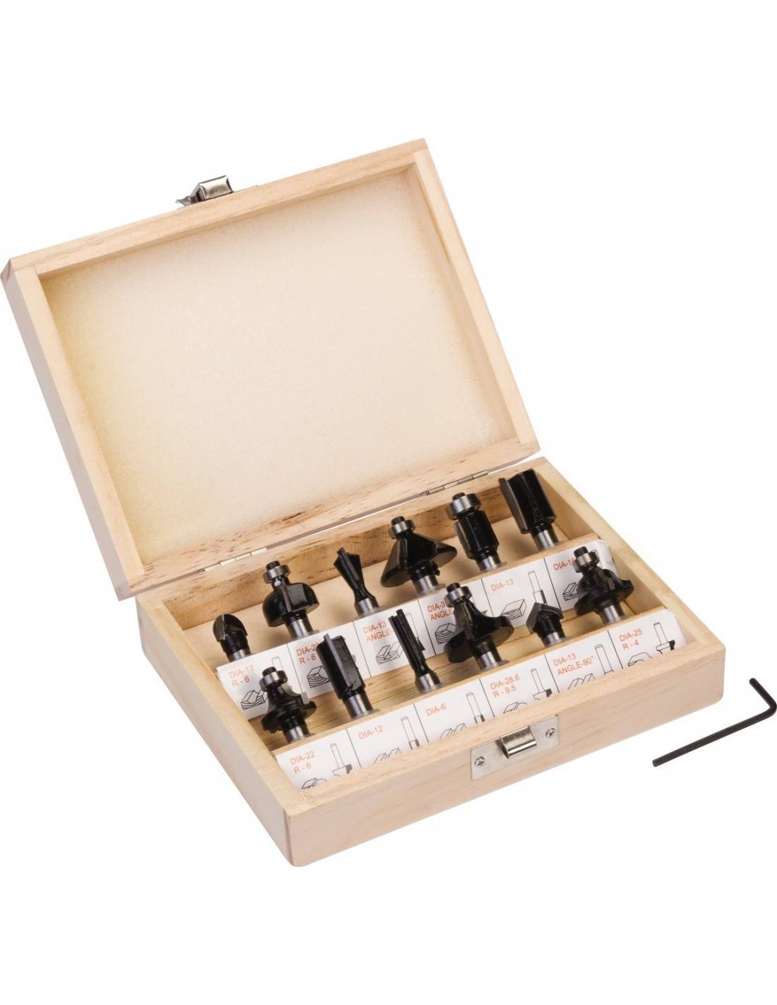 Coffret 6 Fraises Défonceuse D.8 Polyvalence Et Précision Pour Défonceuse - Scid