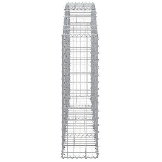 Vidaxl - Panier de gabions arqué 200x30x100/120 cm Fer galvanisé vidaXL 153465 - Image 5