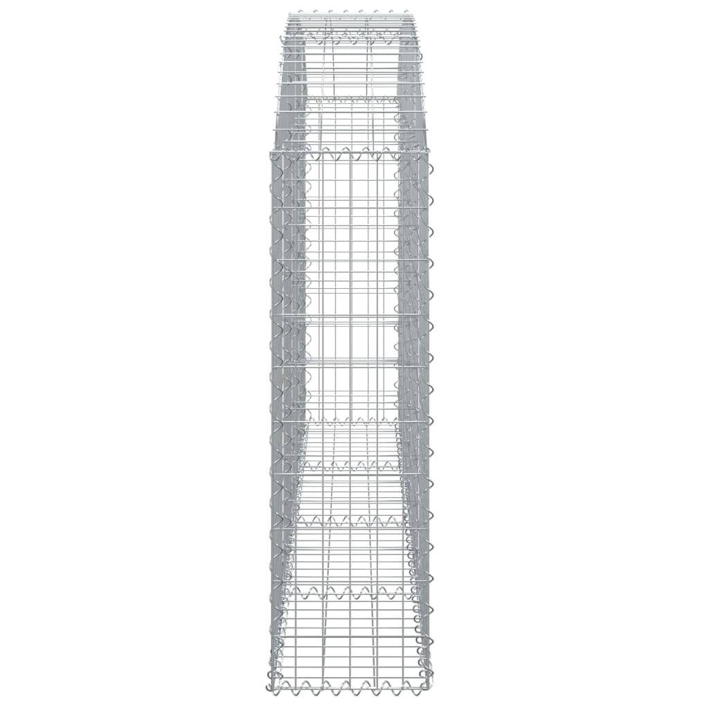 Vidaxl - Panier de gabions arqué 200x30x100/120 cm Fer galvanisé vidaXL 153465 - Image 5