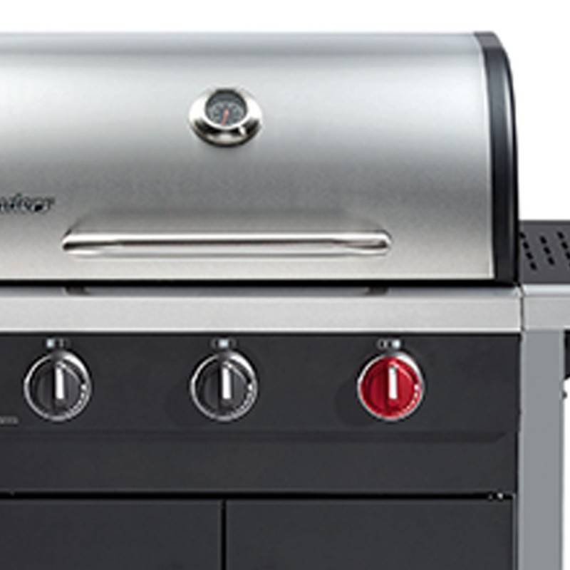 Barbecue à gaz Chicago 3 R TURBO - ENDERS - 3 brûleurs dont 1 brûleur turbo zone - Surface de cuisson 60 x 42 - Image 3