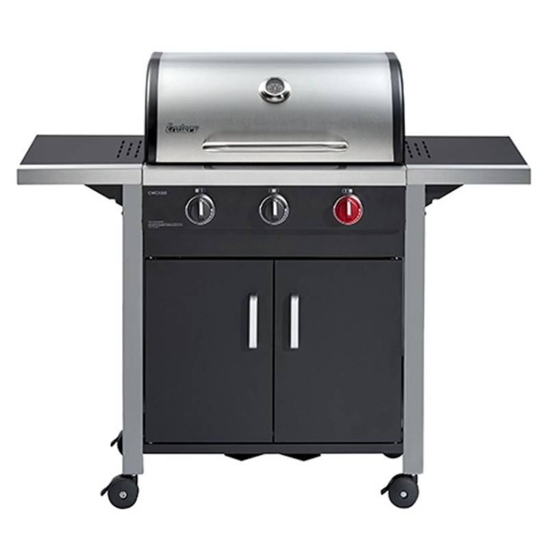 Barbecue à gaz Chicago 3 R TURBO - ENDERS - 3 brûleurs dont 1 brûleur turbo zone - Surface de cuisson 60 x 42 - Image 1