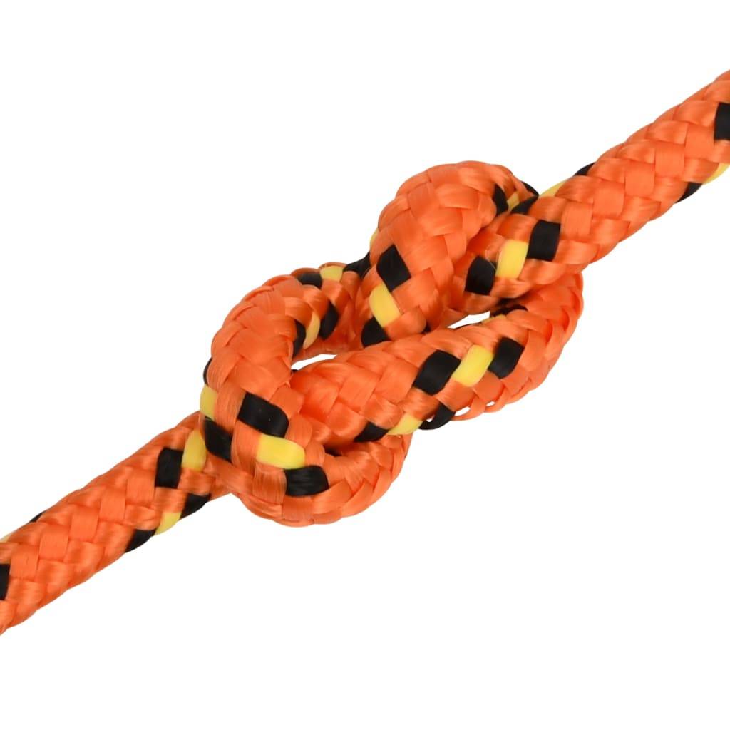 Corde de bateau Orange 8 mm 50 m Polypropylène Maison Chic - Image 5