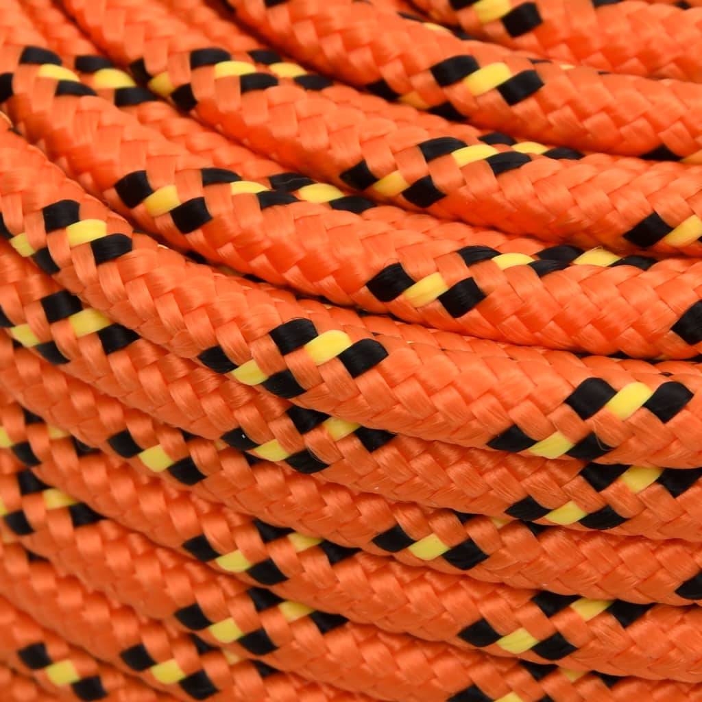 Corde de bateau Orange 8 mm 50 m Polypropylène Maison Chic - Image 4