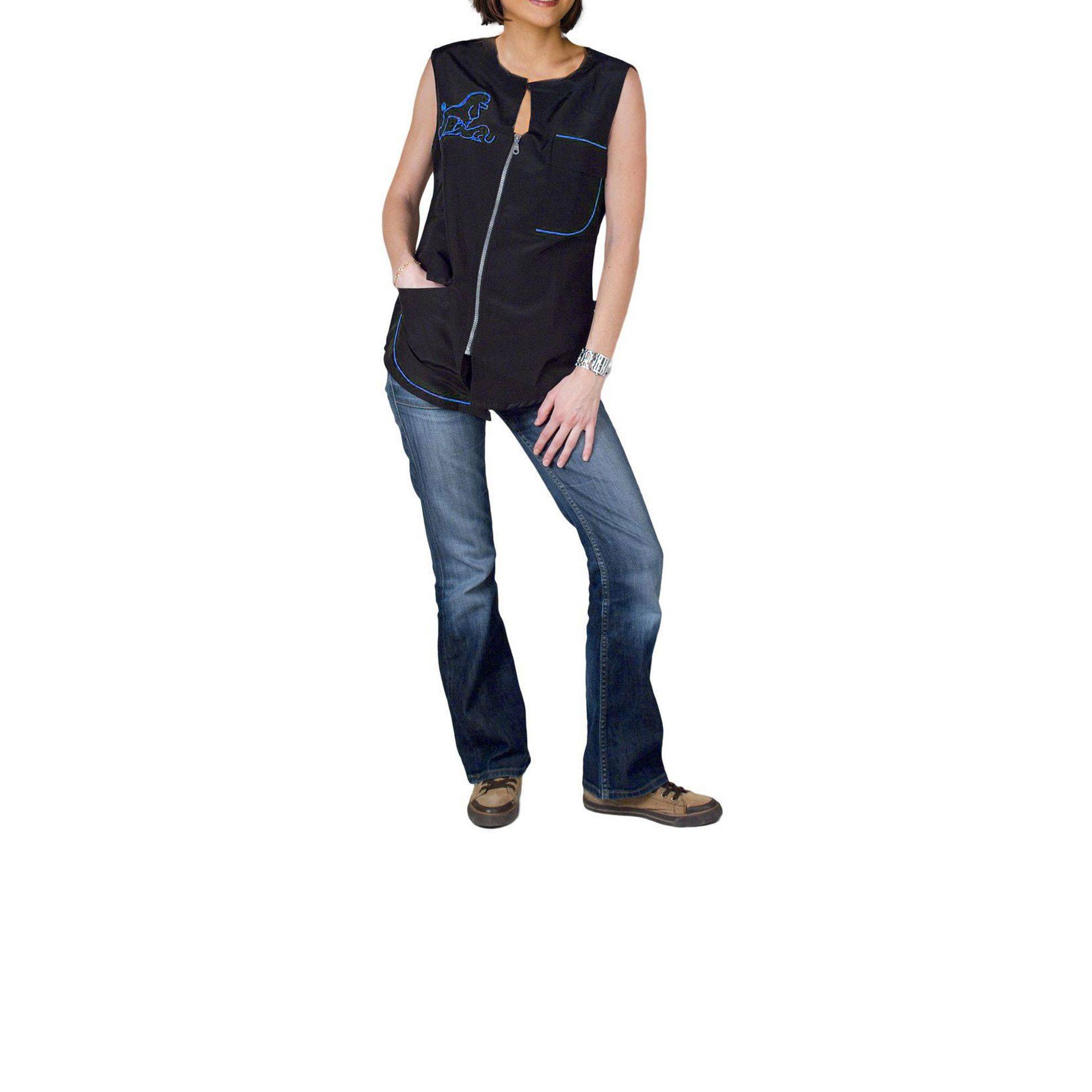 Phoenix Universal - Blouse Carina sans manches Bleue Taille : L PHOENIX UNIVERSAL