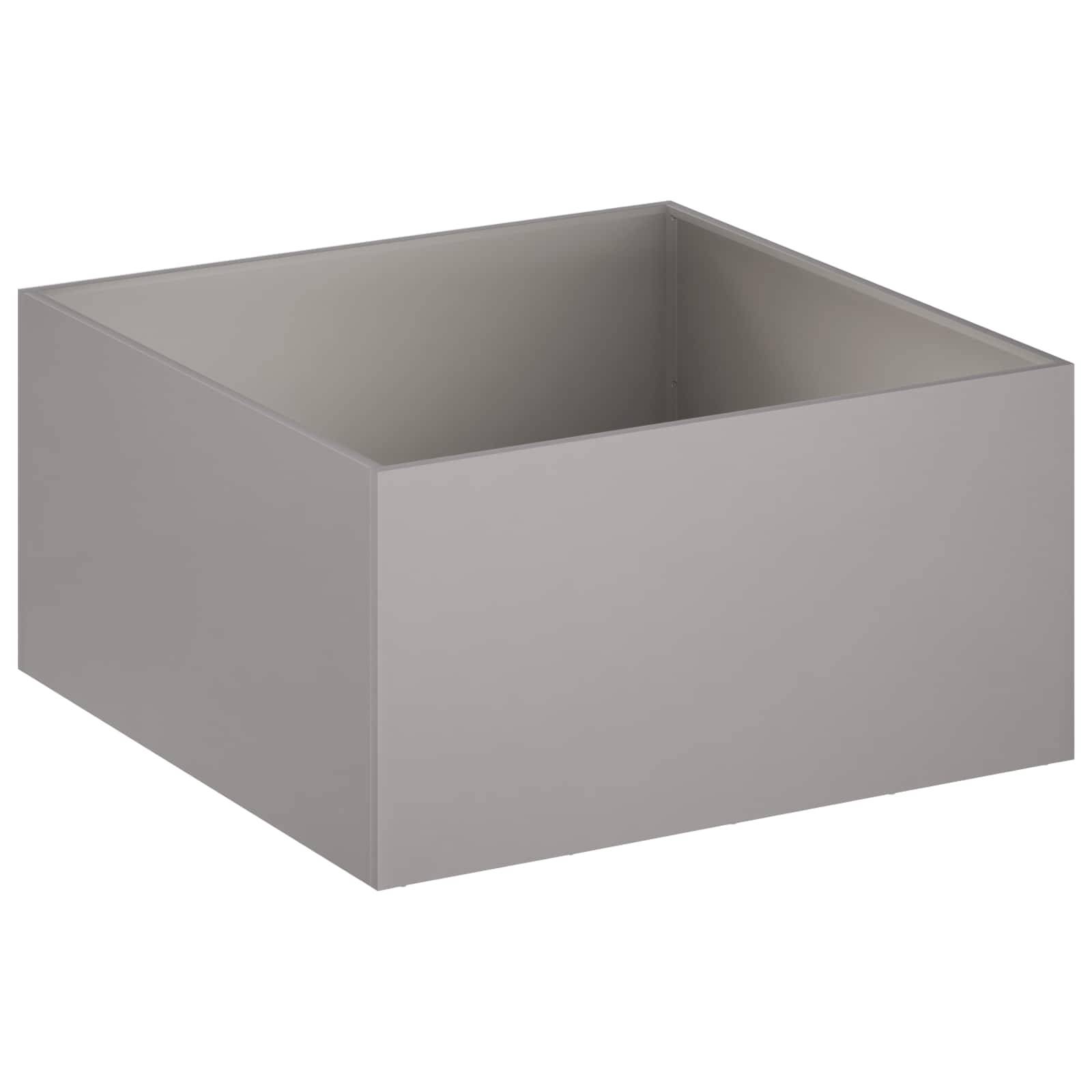 Vidaxl - Cache-pot de jardin 2 pc Rouillé 100 x 100 x 40 cm Acier patiné vidaXL 8005133 - Image 4