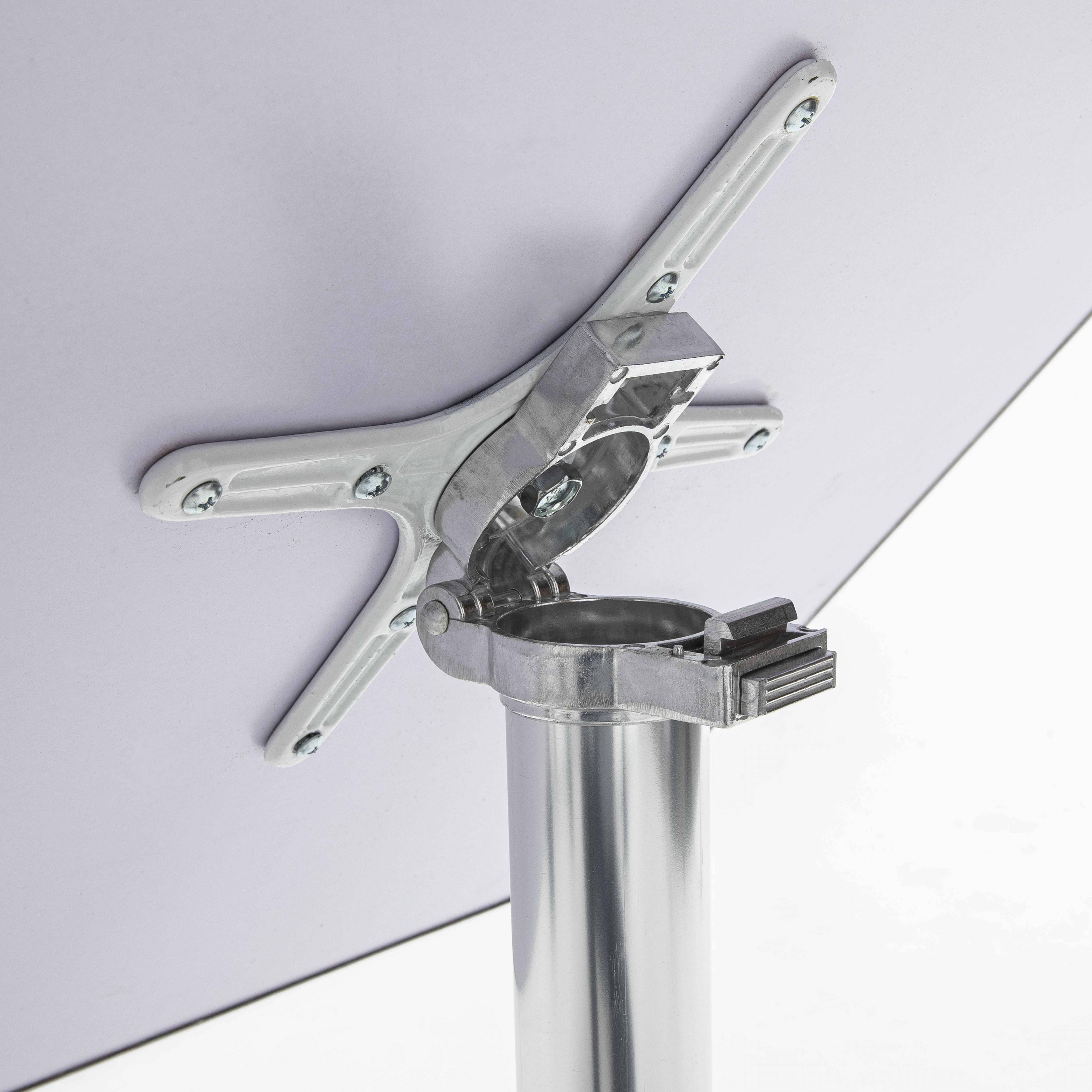 Oviala - Ensemble table de jardin bistrot inclinable et 2 chaises aluminium Brixton - Oviala - Image 5