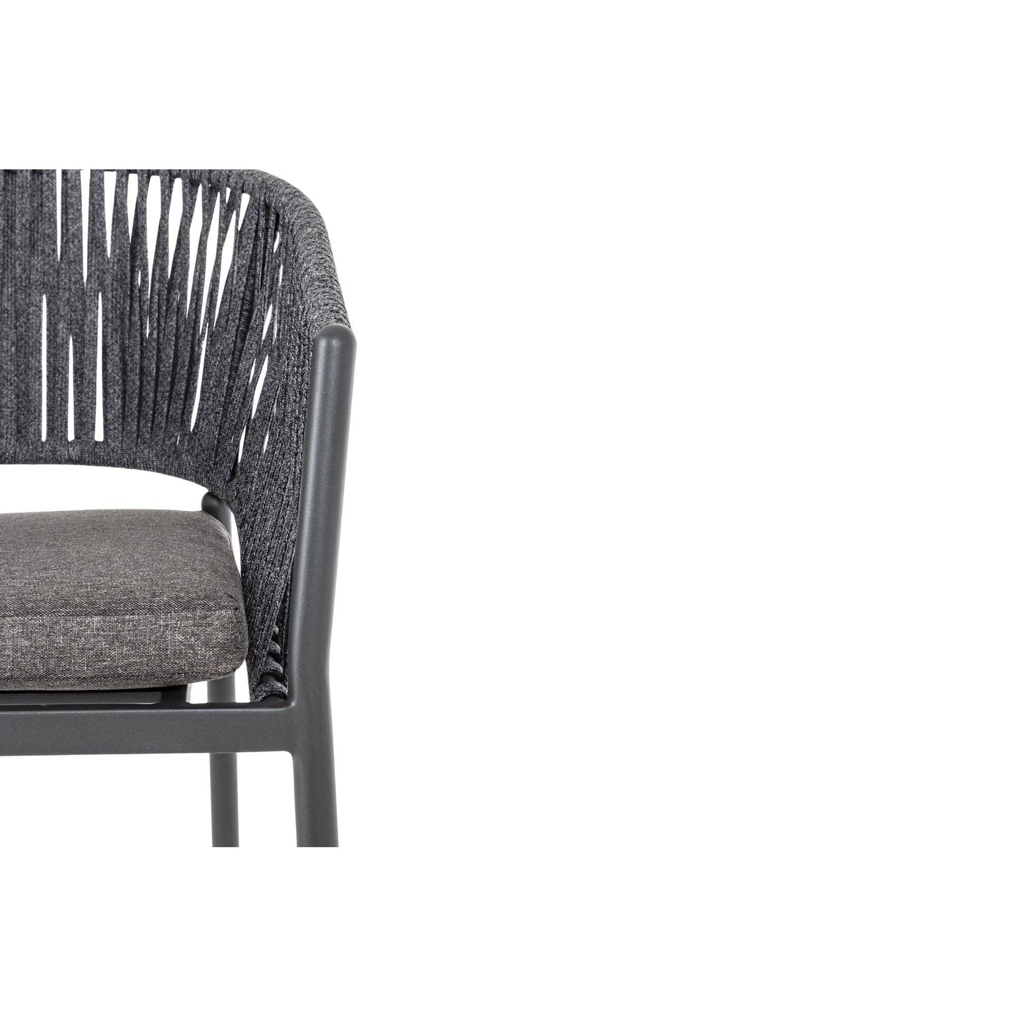 Autre - Fauteuils de jardin en métal et polypropylène (lot de 4) - CANNES - Image 10
