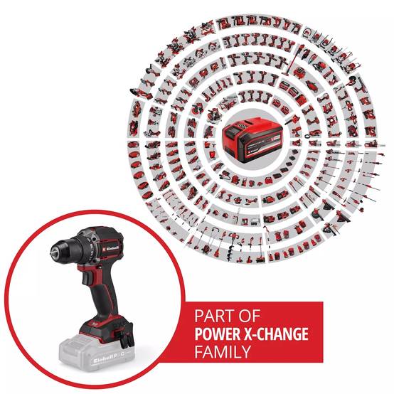 Einhell - Perceuse-visseuse sans fil brushless - TP-CD 18/50-C Li BL Solo
- 18 V 50 Nm - mandrin 13 mm - sans batterie - Image 2