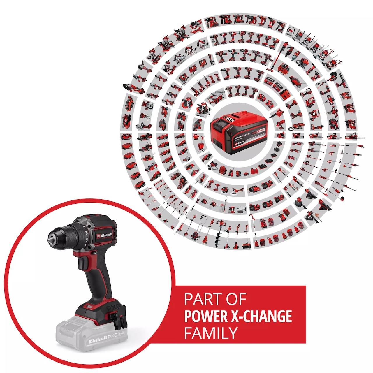 Einhell - Perceuse-visseuse sans fil brushless - TP-CD 18/50-C Li BL Solo
 - 18 V 50 Nm - mandrin 13 mm - sans batterie - Image 2
