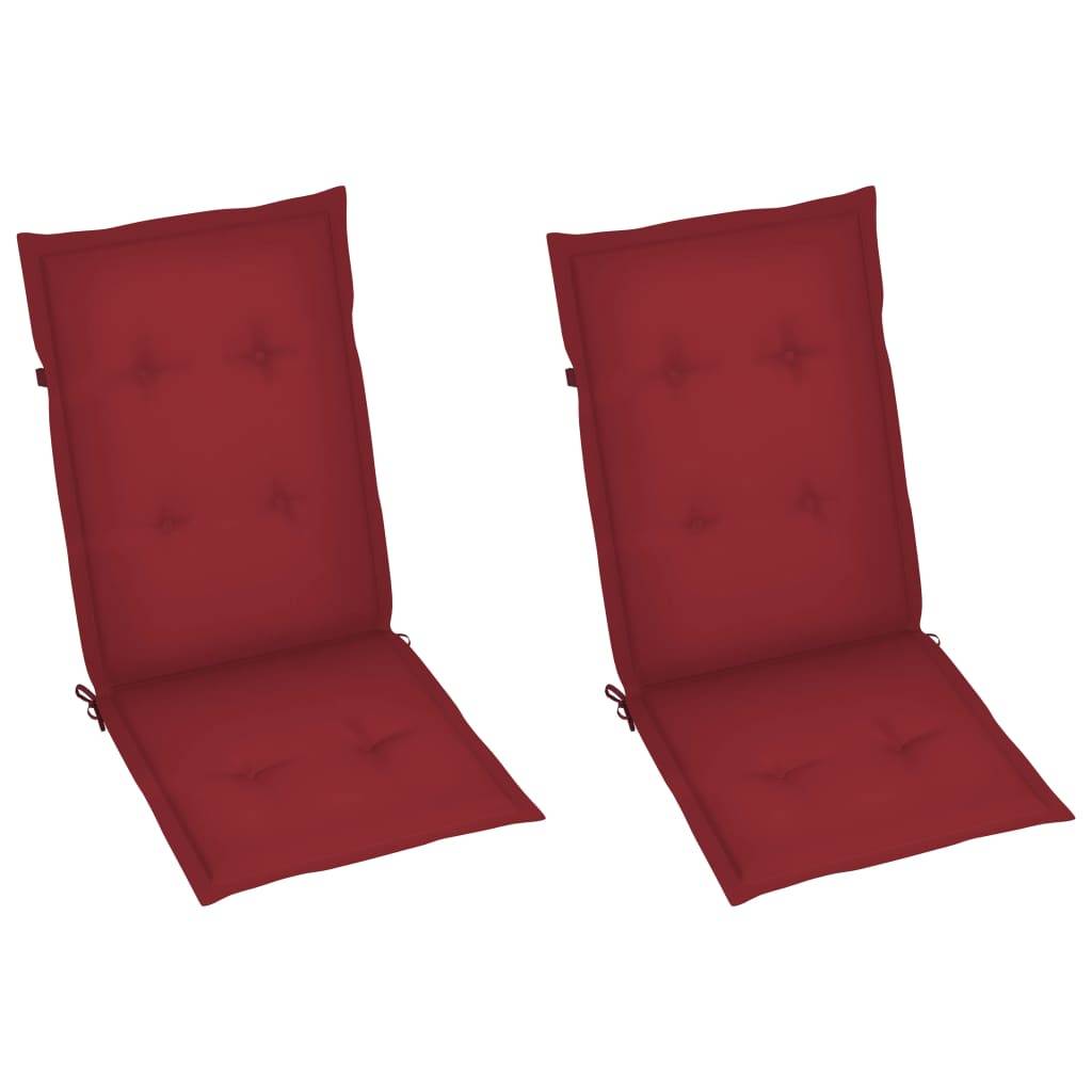 Vidaxl - Chaise à bascule avec coussins Gris Bois d'acacia massif vidaXL 3064218 - Image 6