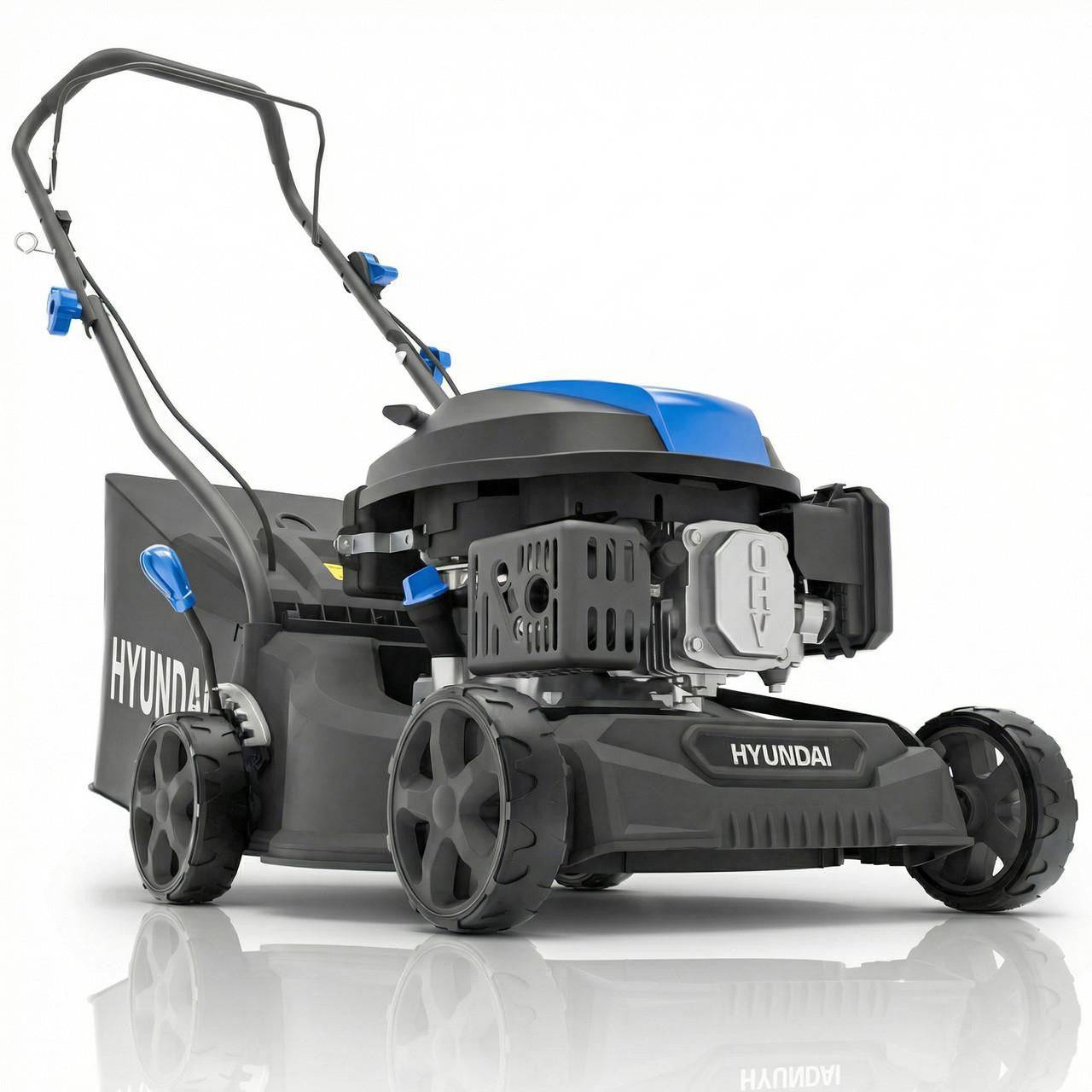Hyundai - Tondeuse à Gazon Thermique 40 cm 139 cm3 3,7 CV Bac 40 L Poussée Hyundai - Image 1