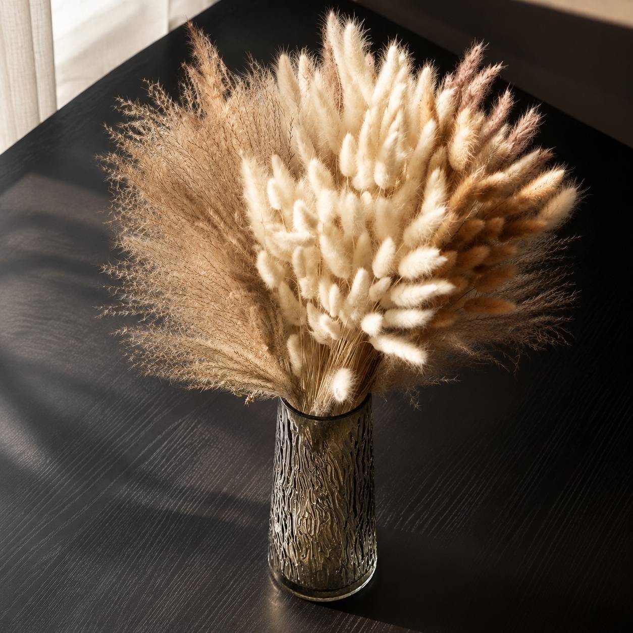 185 Pièces Bouquet Fleurs Séchées Pampas Décoration Boho pour Mariage Salon Chambre - Image 8