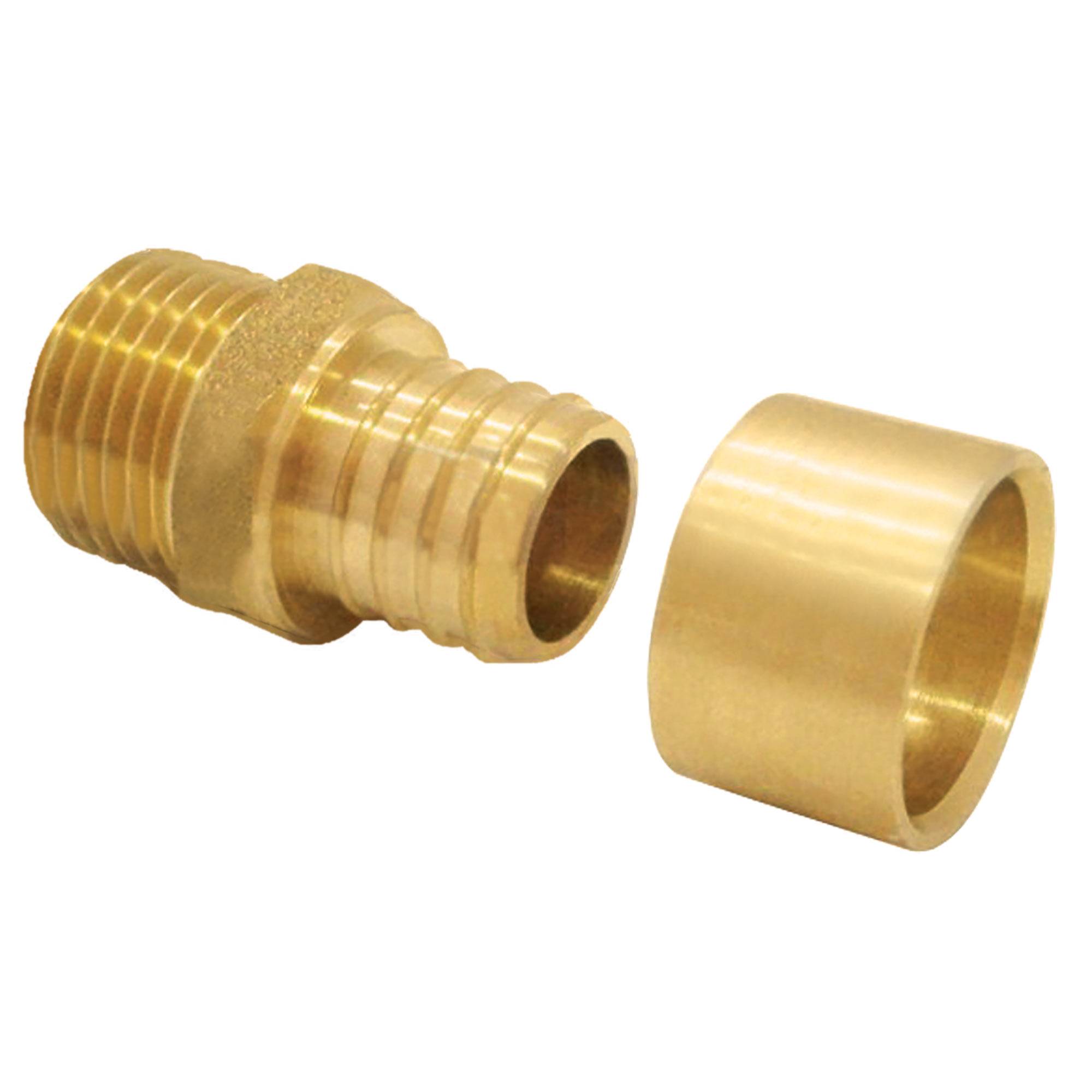 Boutte - Raccord PER à glissement Mâle - Boutté - Mâle 12 x 17 mm