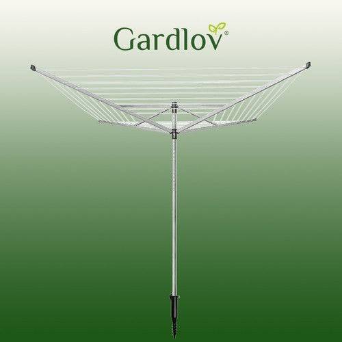 Importdistrib - Etendoir séchoir a linge parapluie 50M pliable + ancrage IMPORTDISTRIB - Image 9