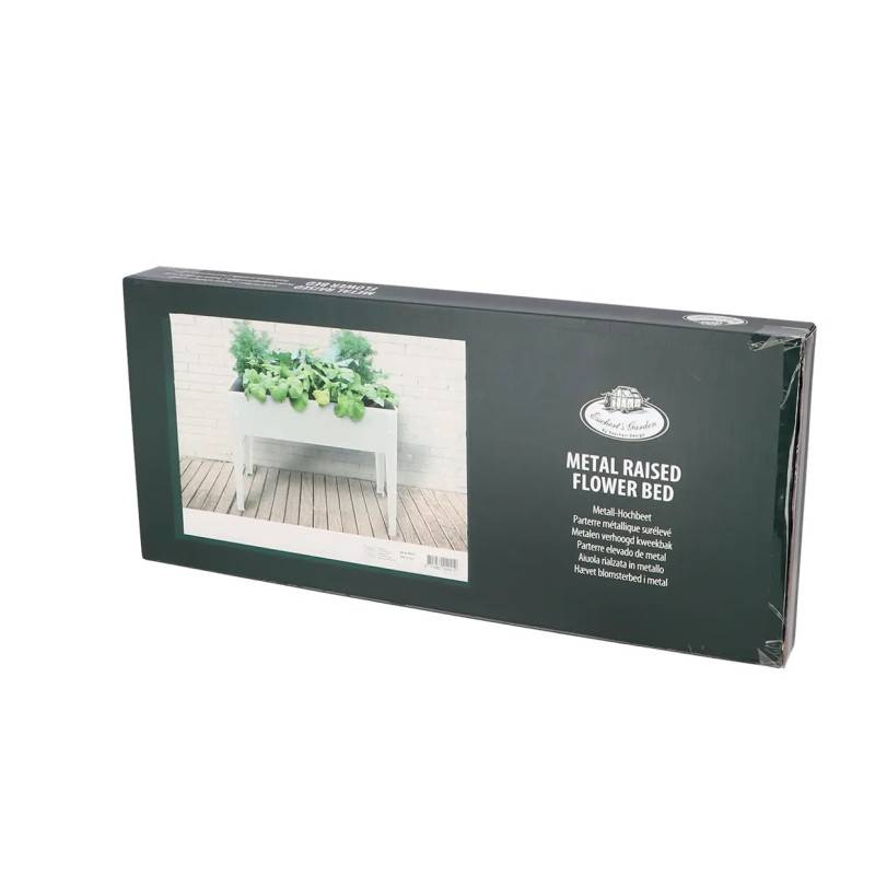 Esschert Design - Carré potager en acier - Blanc - L 62 x P 29 x H 45 - Image 10