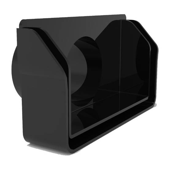 Accessoires pour caniveaux AquaDrain - FLAT - LINE ECO - About avec sortie de Ø 40 mm