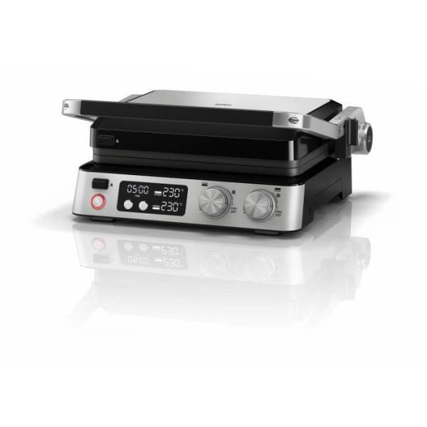 Braun - Grill multifonctions - BRAUN - Multi Grill 7 - 2000 W - 3 positions de chauffe - Noir/Acier - Image 4