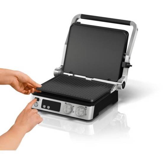 Braun - Grill multifonctions - BRAUN - Multi Grill 7 - 2000 W - 3 positions de chauffe - Noir/Acier - Image 2