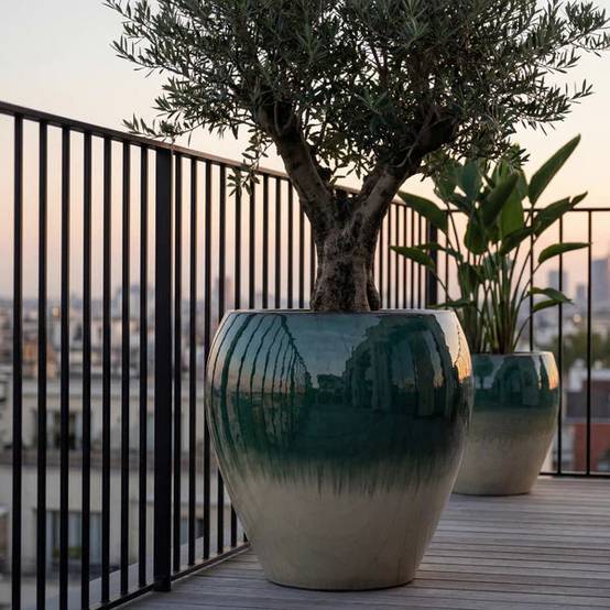 Provencelia - Pot LAFONTAINE2 67x68cm brume d'été - Image 3