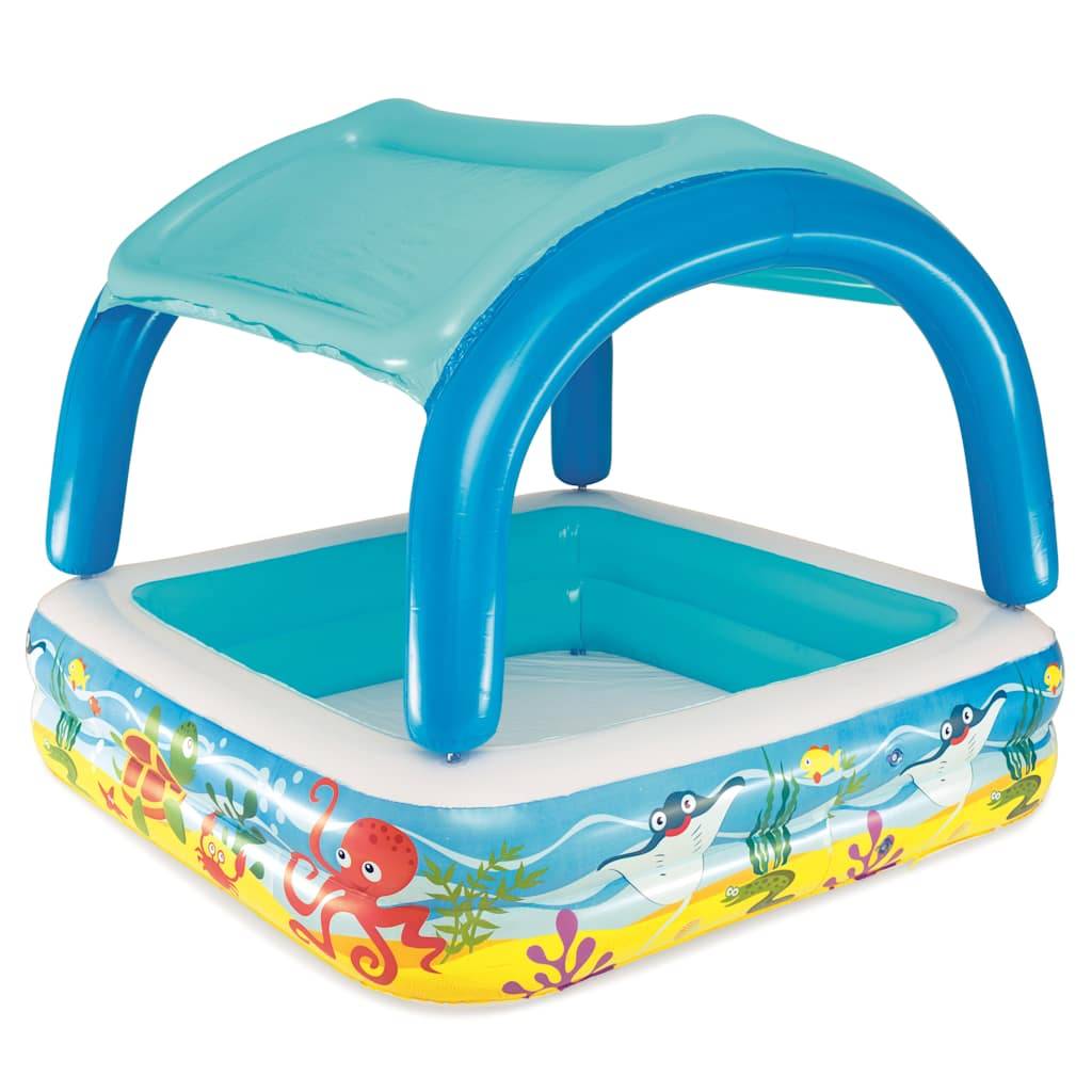 Prolenta Premium - Piscine autoportante Capron Bleu 140 X 140 X 114 cm - P87209B - Image 2