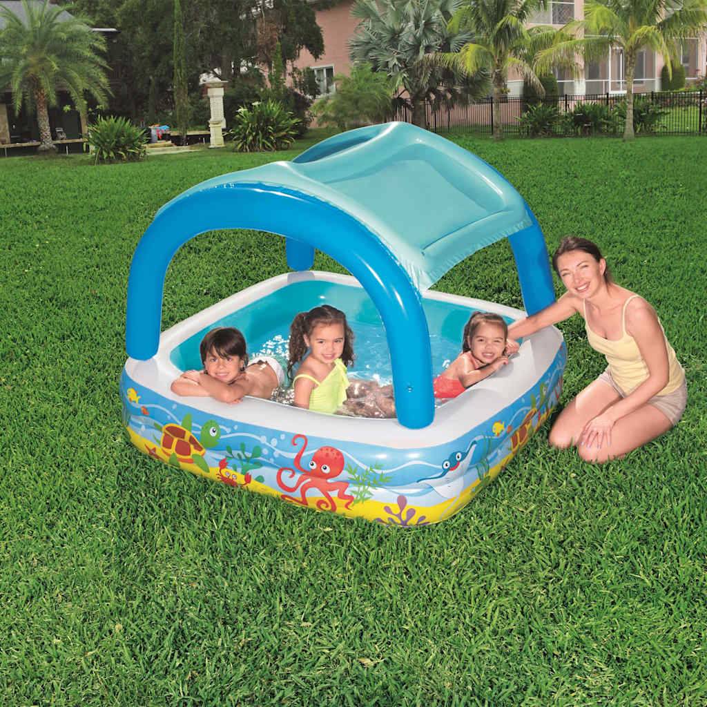 Prolenta Premium - Piscine autoportante Capron Bleu 140 X 140 X 114 cm - P87209B - Image 3