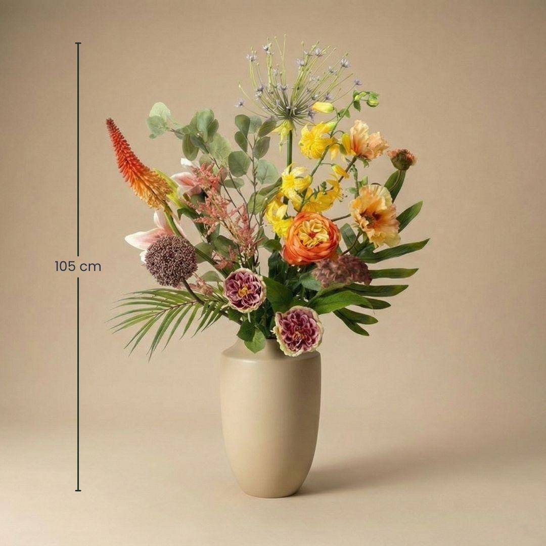 PANGIVO - Bouquet de fleurs artificielles plastique multicolore 30 x 30 x 105 cm - PANGIVO - Image 7
