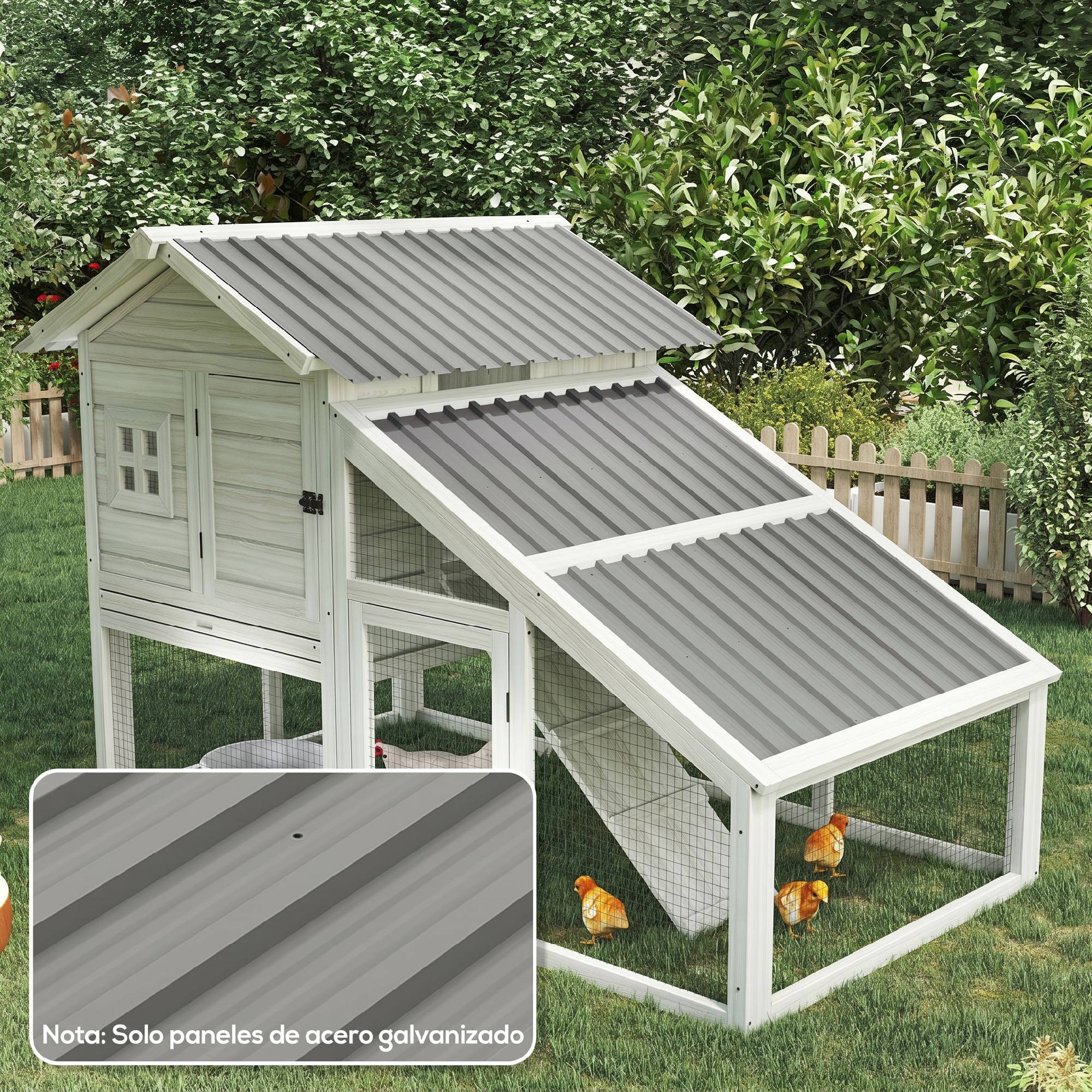 Lot 12 panneaux toit acier galvanisé 7m² abri outils remise 129x45cm gris clair - Image 4