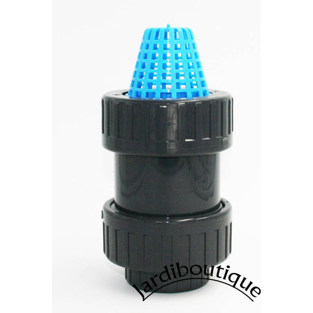 ø 50 -1 pouce 1/2, crépine avec clapet anti-retour en PVC. - Image 4