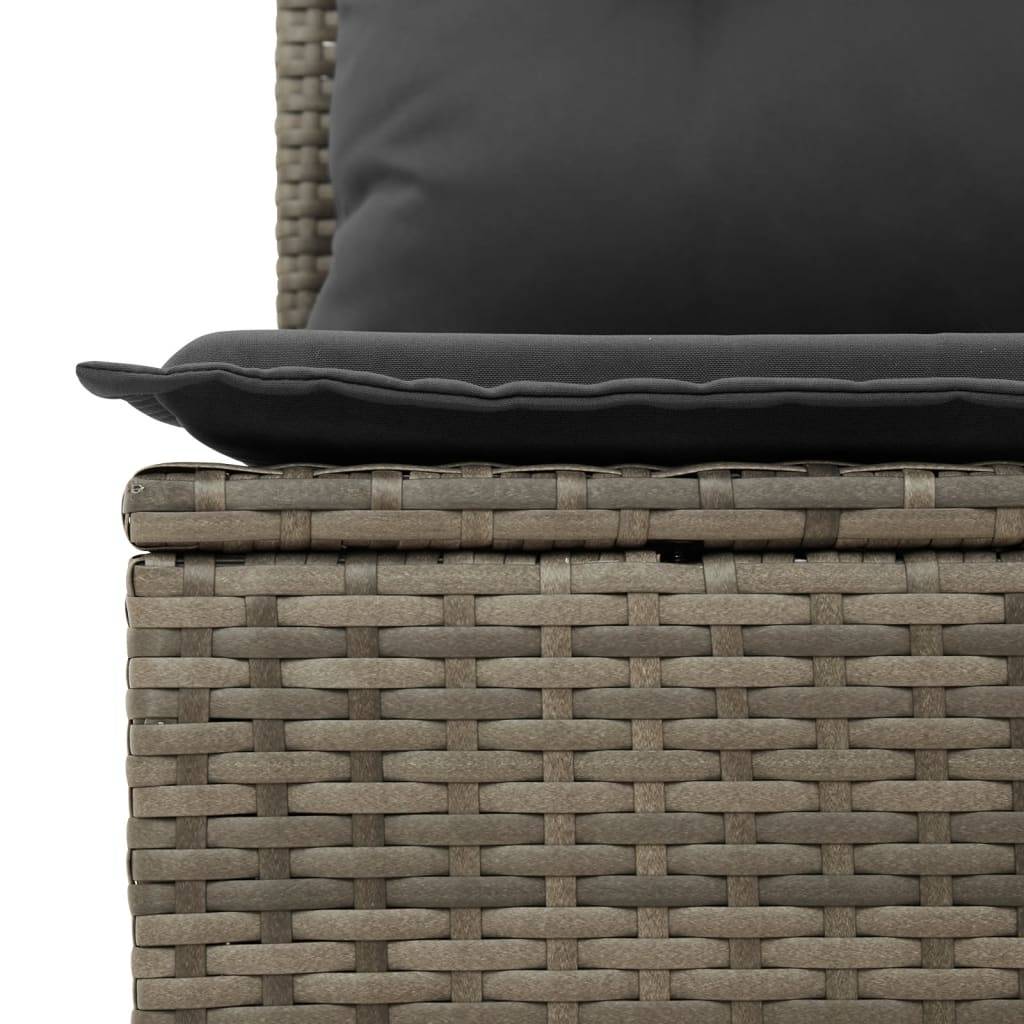 Vidaxl - Salon de jardin 8 pcs avec coussins gris résine tressée vidaXL 3274670 - Image 5