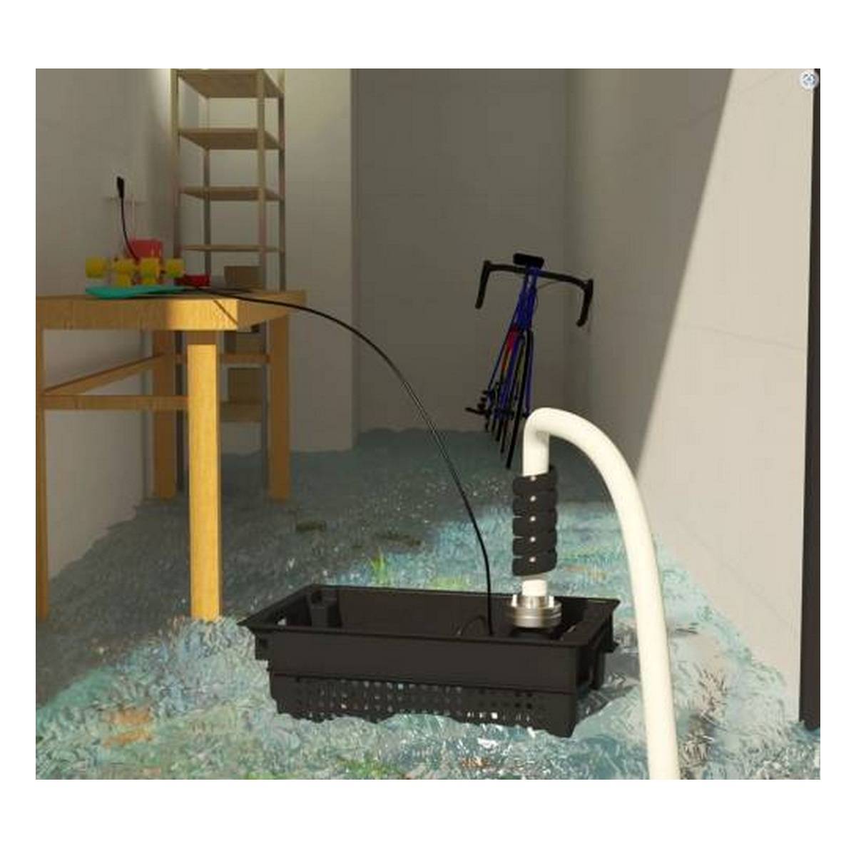 Pompe vide-cave 450w avec kit inondation SANISUBSTEEL101 Sfa - Image 3