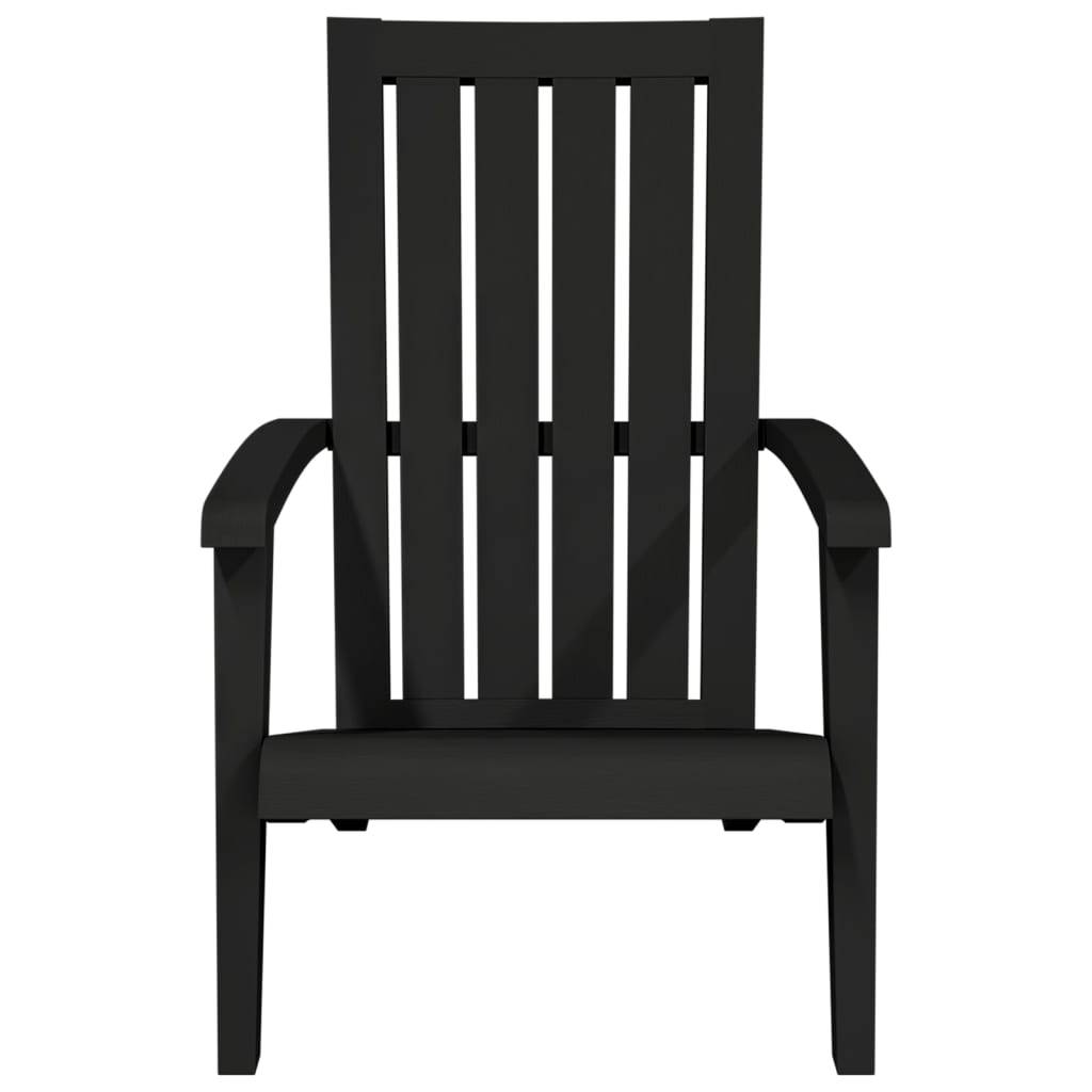 PANGIVO - Chaise de jardin Adirondack noir polypropylène 63 x 85 x 93 cm - PANGIVO - Image 3