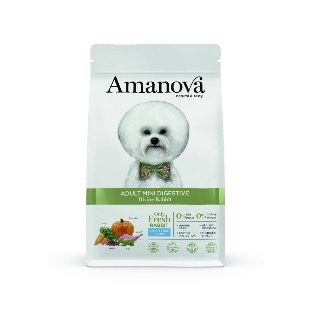 Croquettes Petit Chien Sans Céréales Lapin Digestion Sensible 7 kg - Image 1