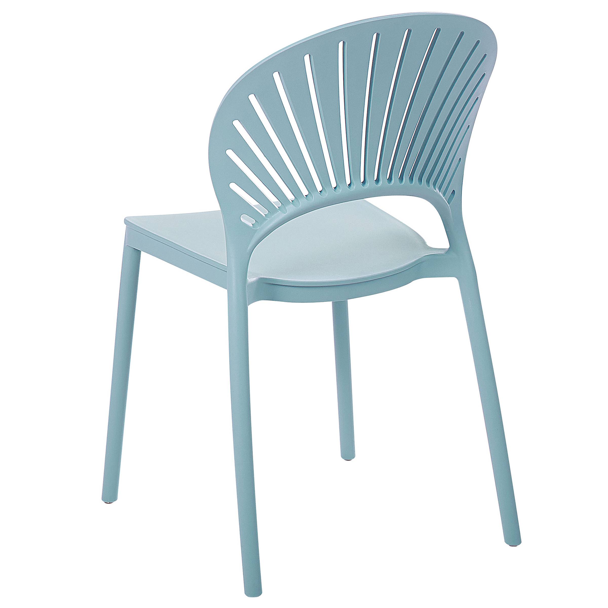 Beliani - Chaise de salle à manger Polypropylène Bleu clair OSTIA - Beliani - Image 6