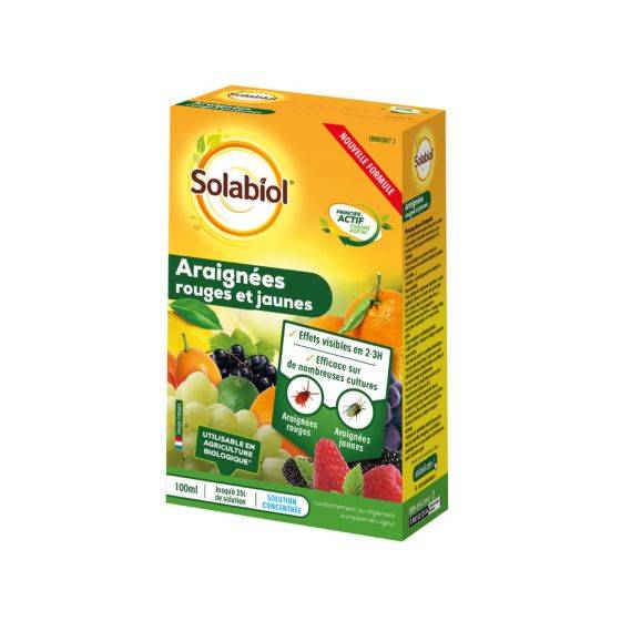 Solabiol - Solabiol - Insecticide araignées rouges et jaunes - 100ml