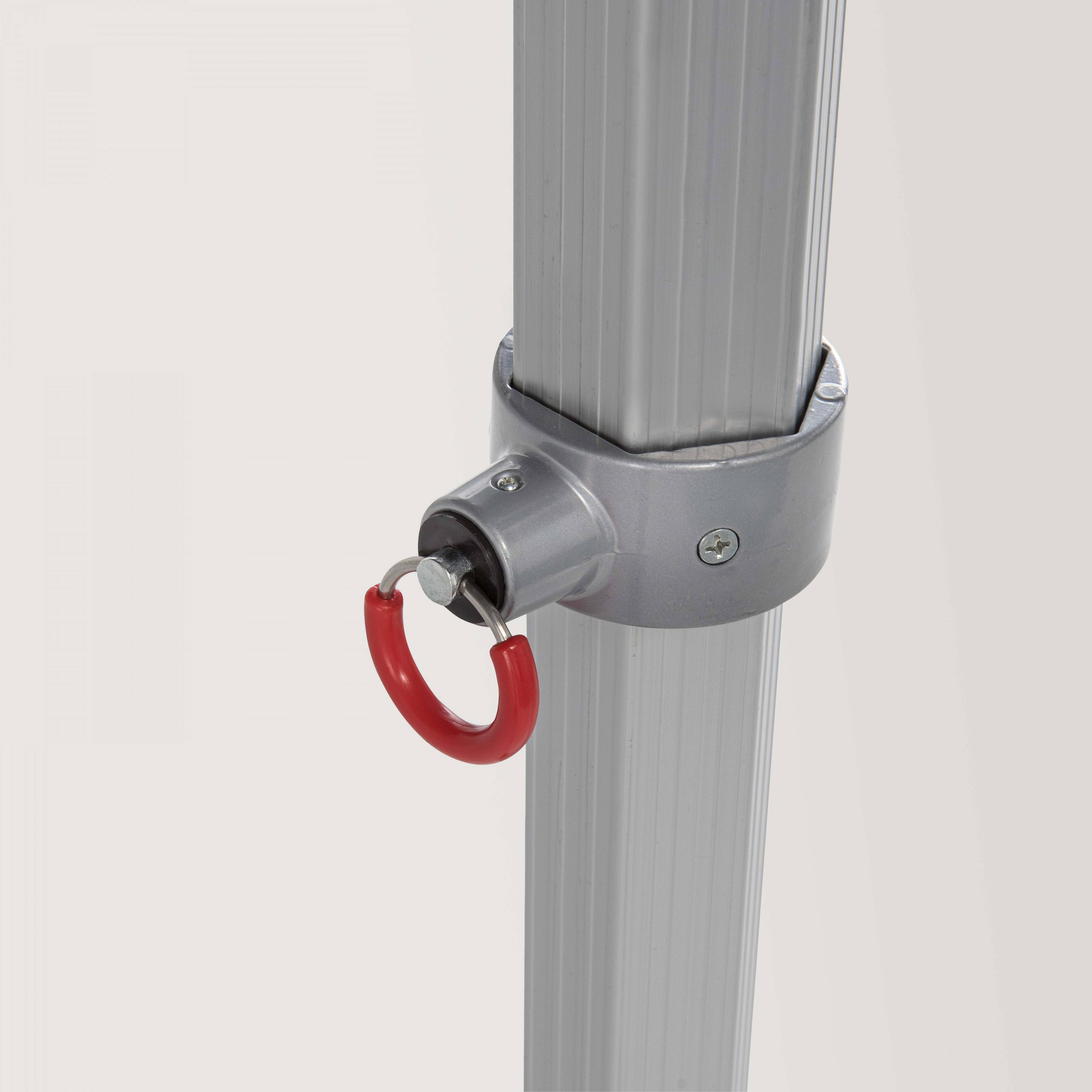 Oviala - Tente pliante M2 en aluminium 3x3m 480g/m² 50mm blanc PRO 50 - Oviala - Image 5