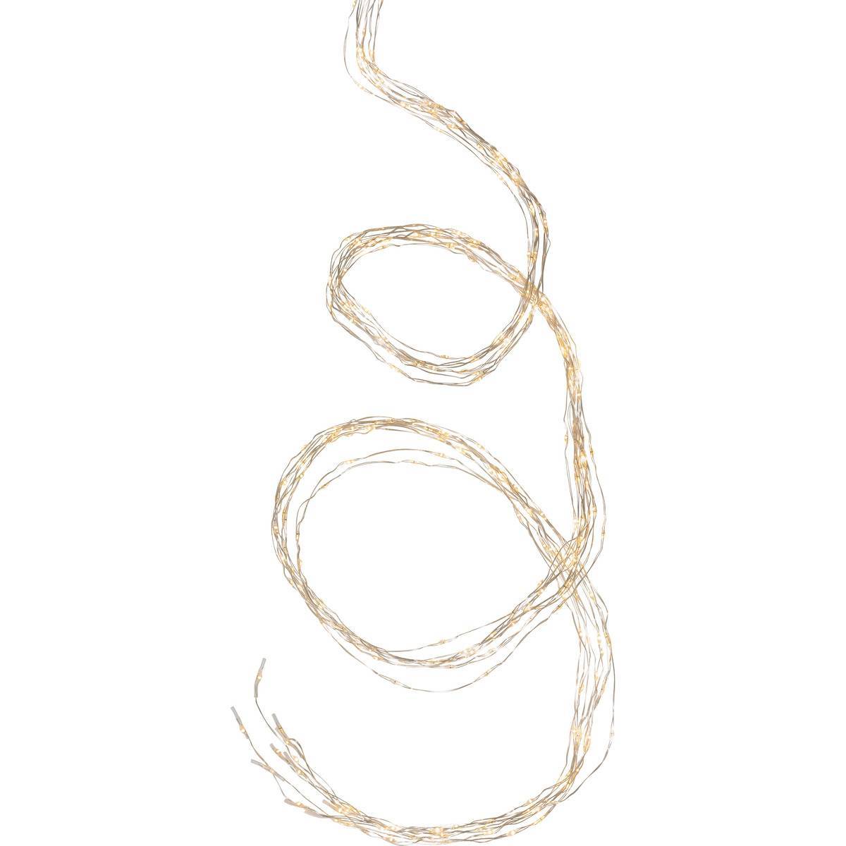 Cascade lumineuse copper 600 LED 3 m extérieur blanc chaud FEERIC LIGHTS & CHRISTMAS - Image 3