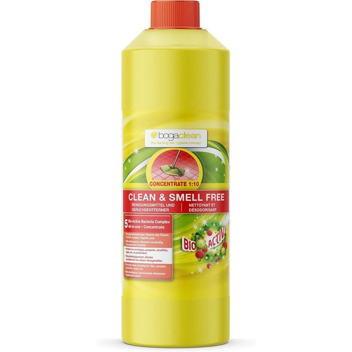 Nettoyant concentré désodorisant sans odeur pour animaux, bactériostatiques bio-actifs, 100 ml - VETOCANIS - Image 1